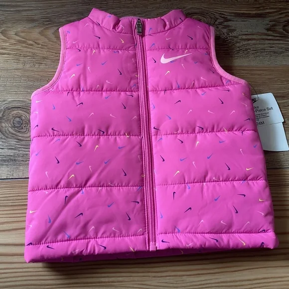 Nike girls 3 pc vest set size 24 months(NWT) - Picture 2 of 7